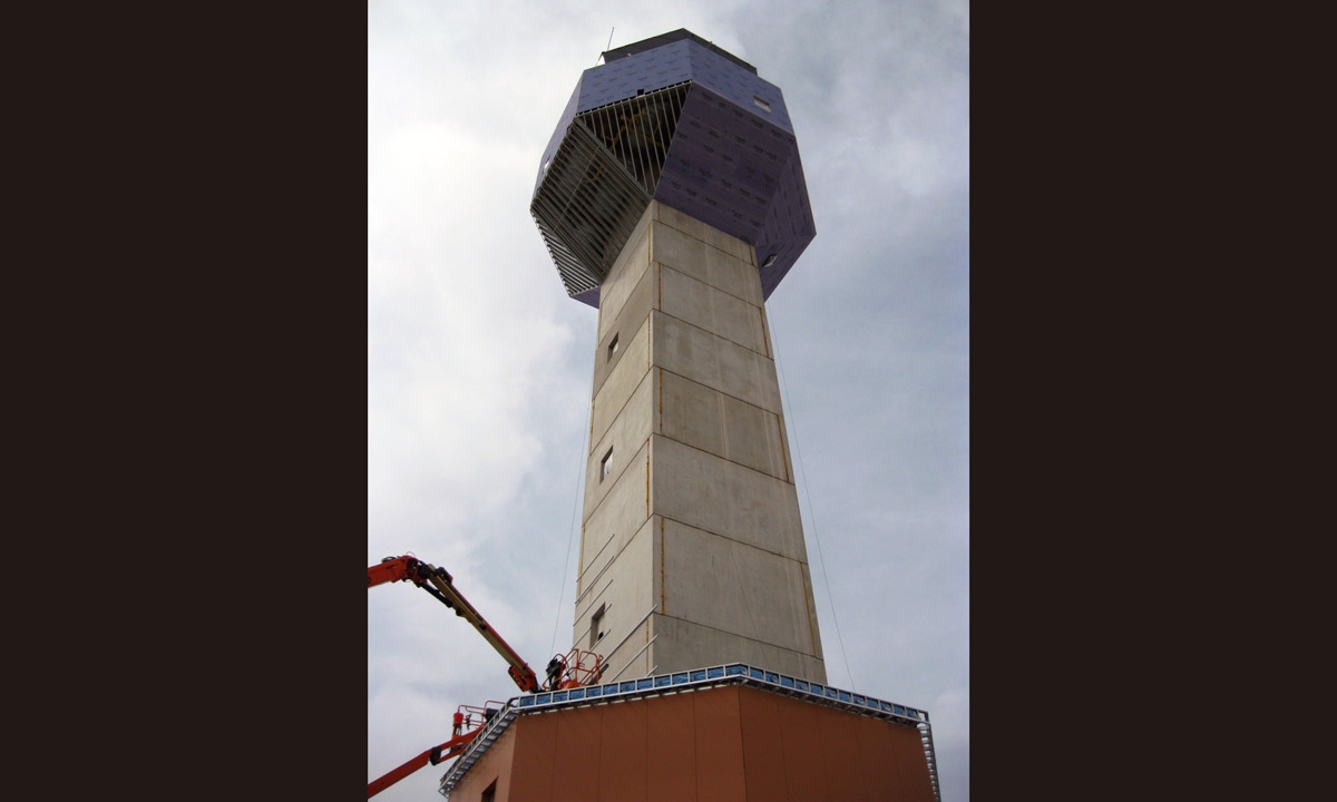 John P. Stopen Air Traffic Control Tower Fort Drum Project construction