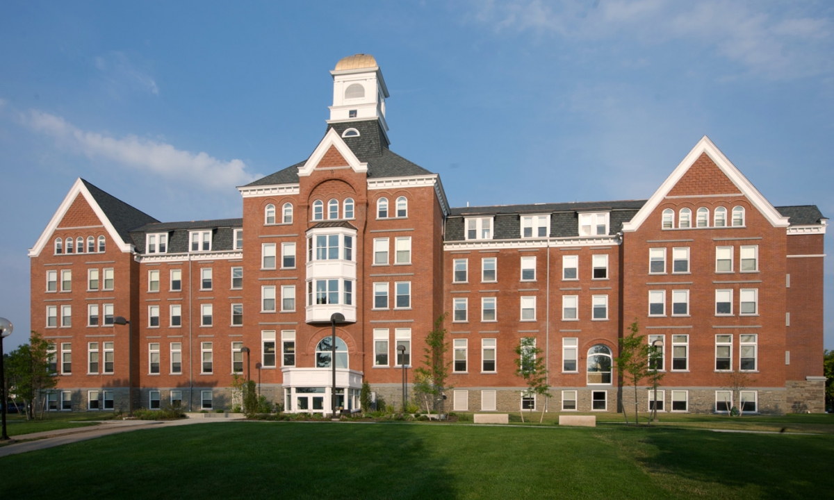 John P. Stopen Ball Hall Keuka College completed exterior