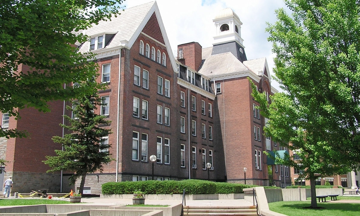 John P. Stopen Ball Hall Keuka College completed exterior