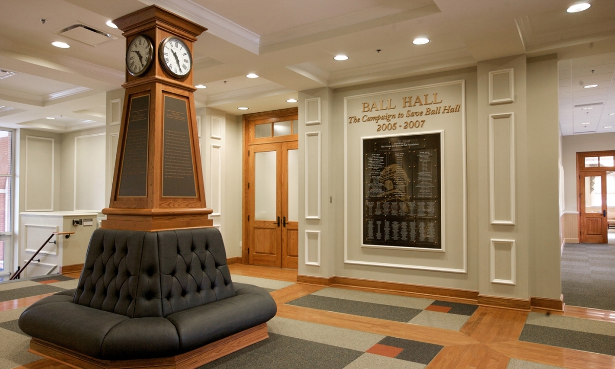 John P. Stopen Ball Hall Keuka College interior completed