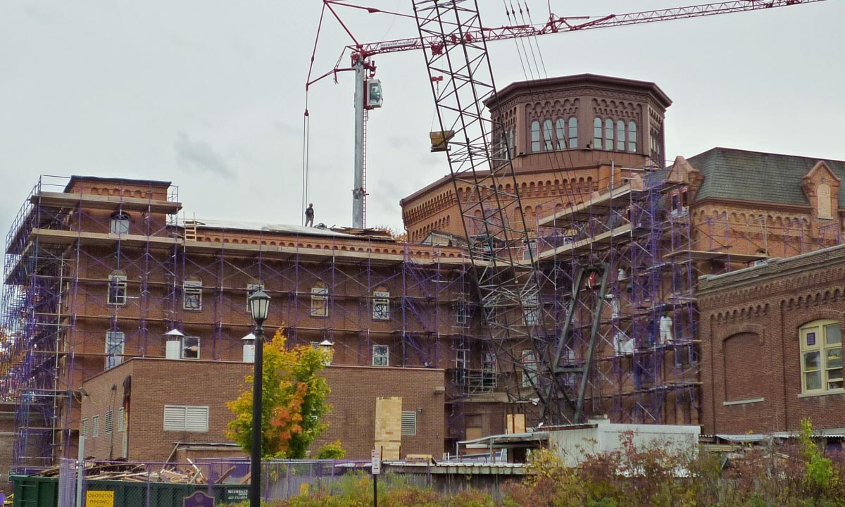 John P. Stopen Cowles Hall Elmira College Construction