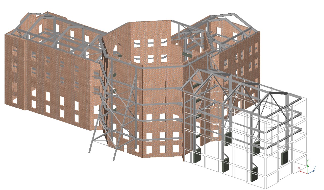 John P. Stopen Cowles Hall Elmira College Project digital rendering