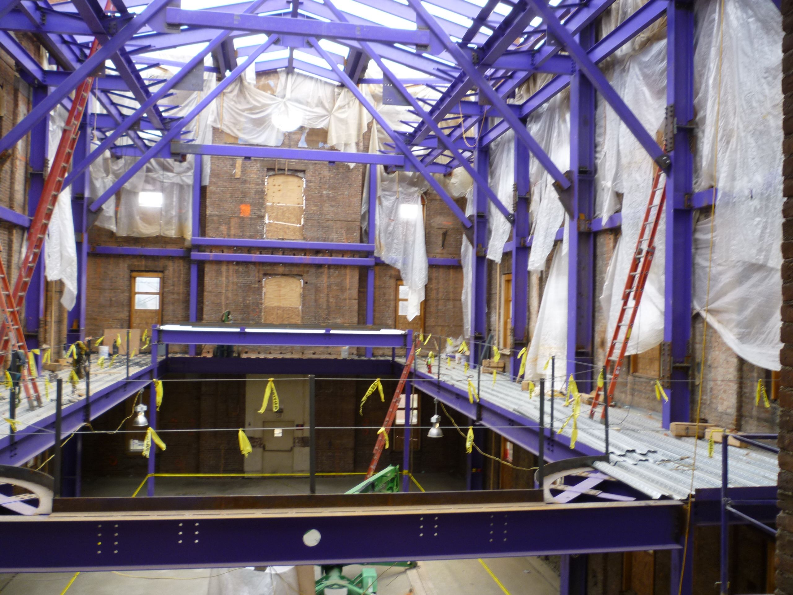 John P. Stopen Cowles Hall Elmira College Project interior construction