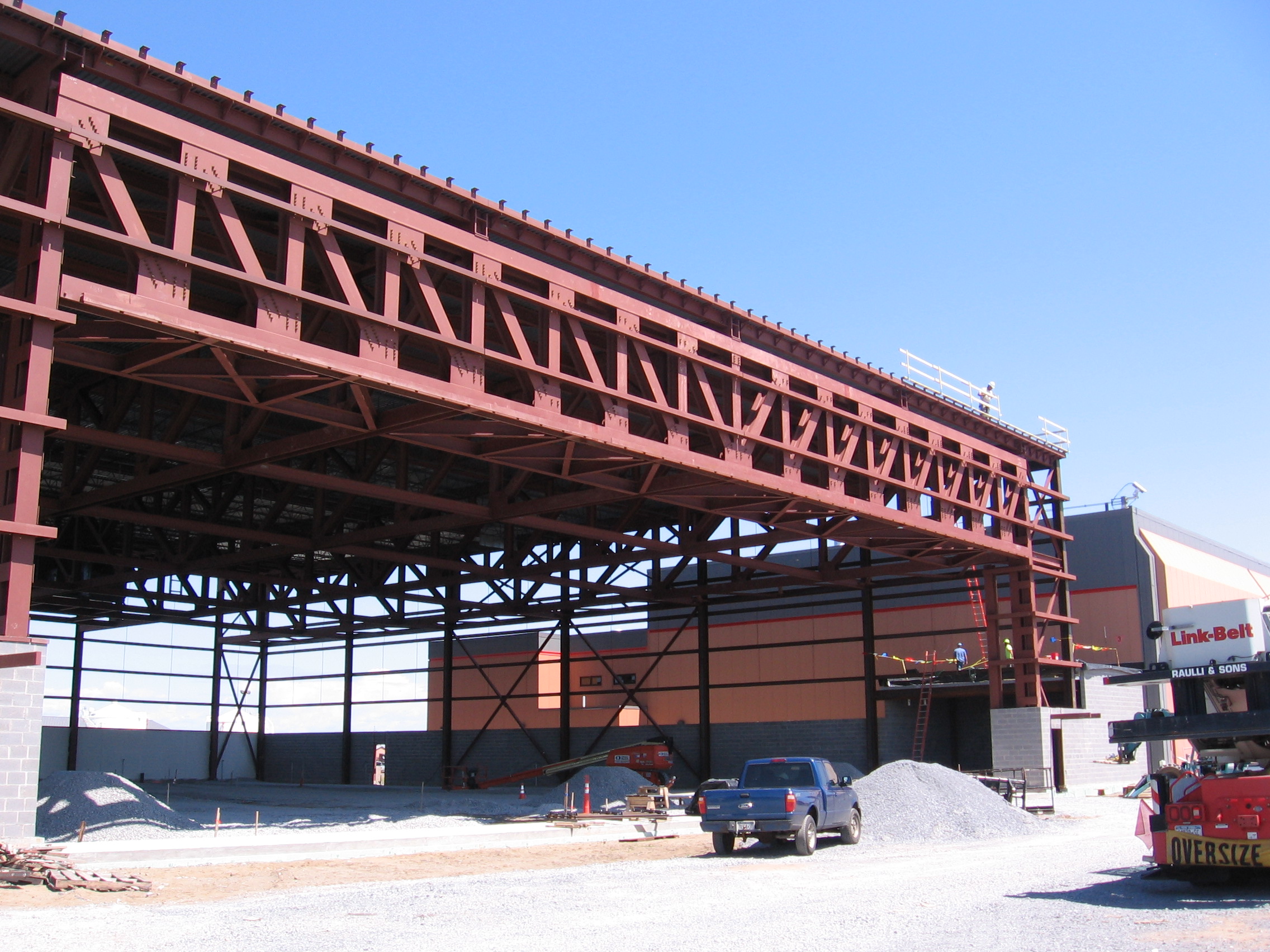 John P. Stopen Fort Drum Hangar Project construction