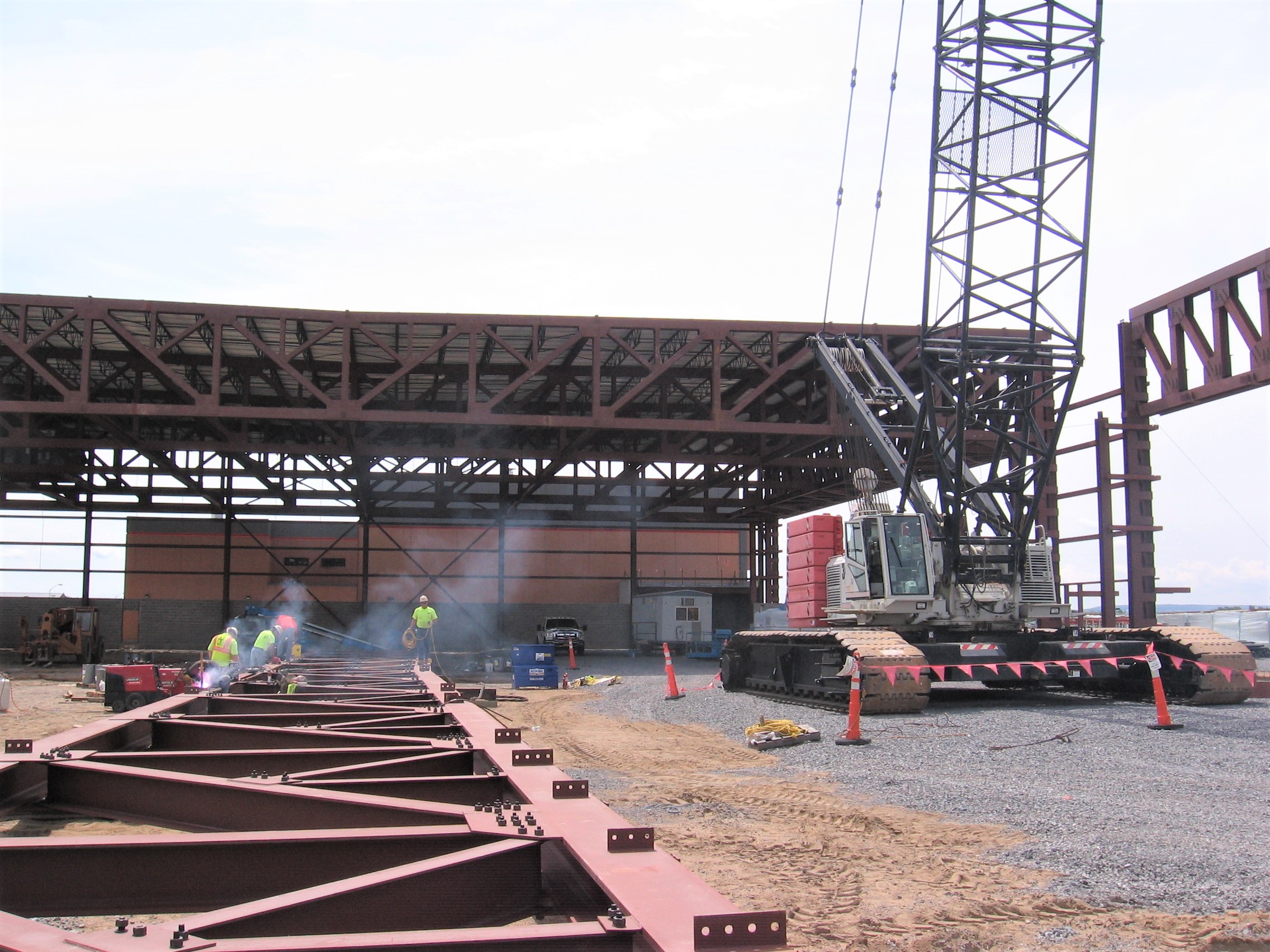 John P. Stopen Fort Drum Hangar Project construction