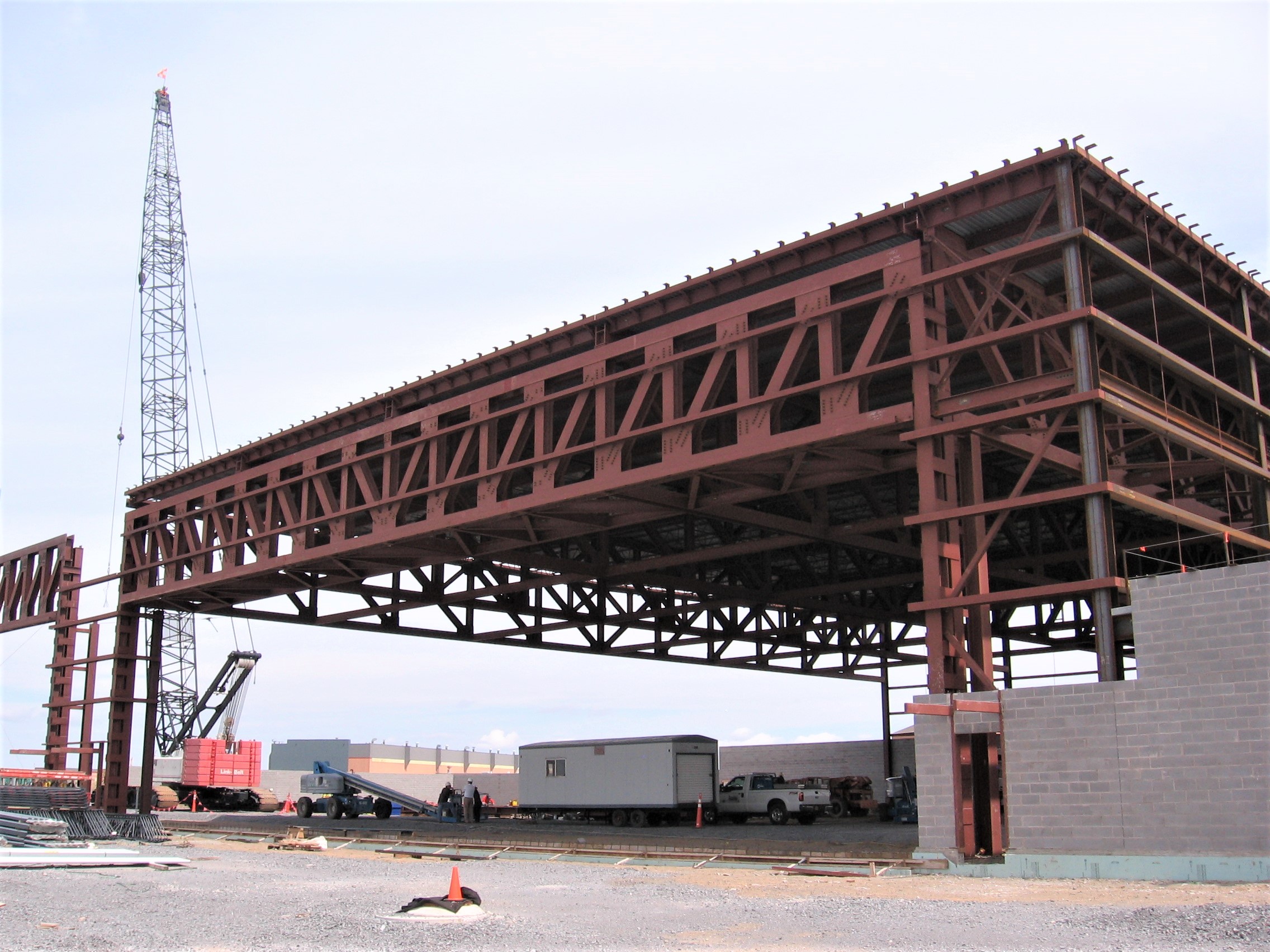 John P. Stopen Fort Drum Hangar Project construction