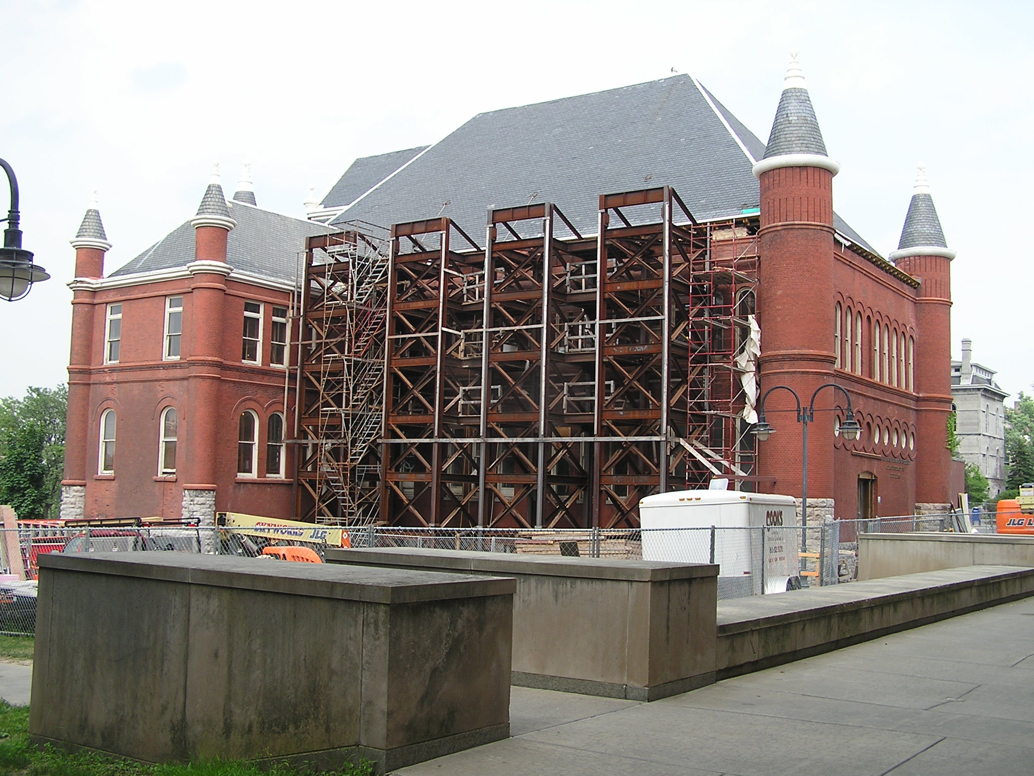 John P. Stopen Tolley Hall Syracuse University Project exterior construction