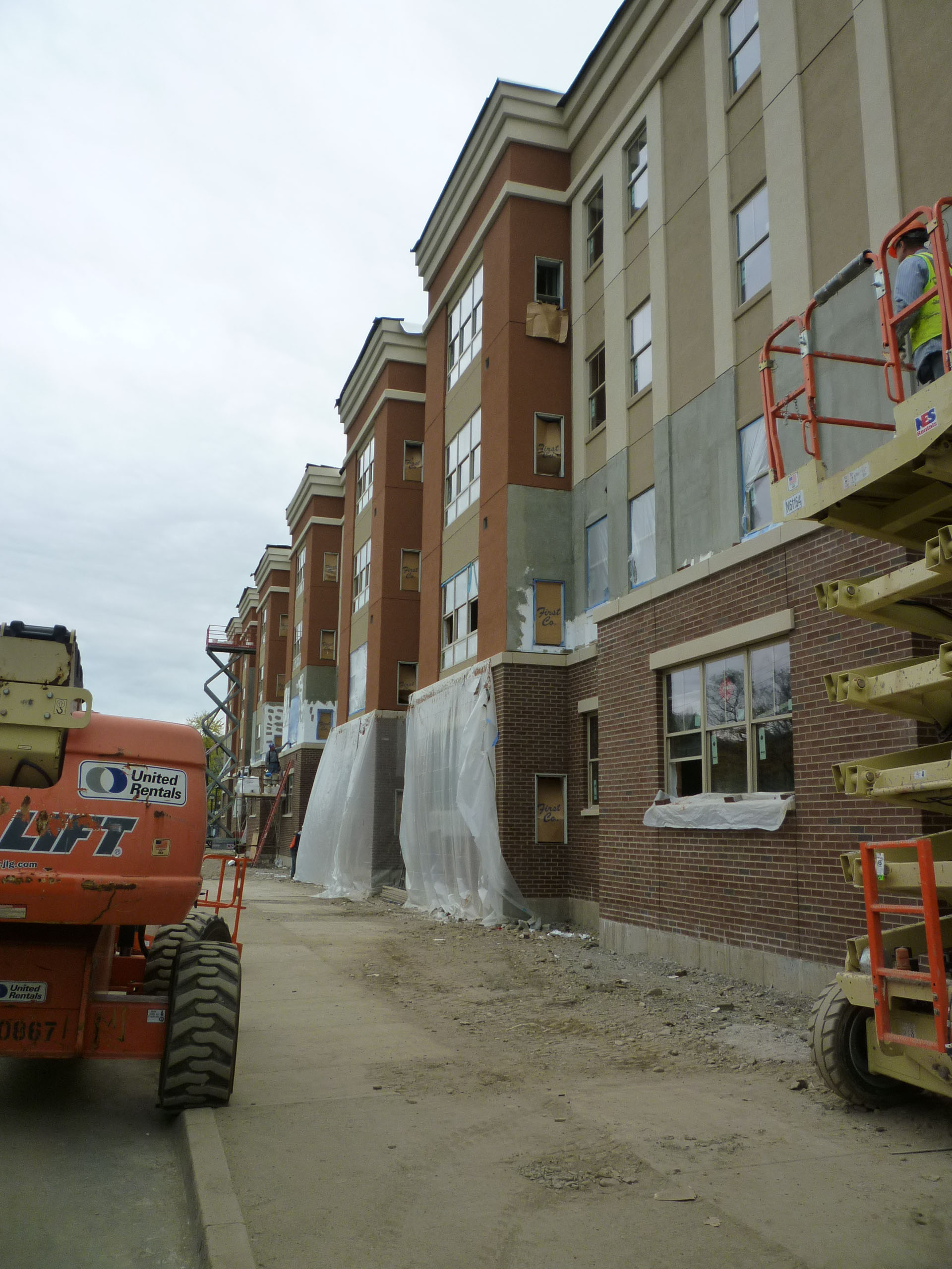 John P. Stopen Twin River Commons Project construction